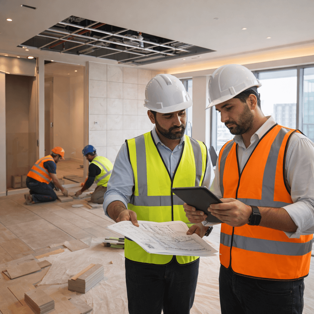 Interior fit-out and finishing works contractor in UAE
